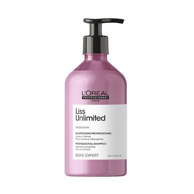 L'Oreal Professionnel, Serie Expert, Liss Unlimited Shampoo, szampon intensywnie wygładzający włosy niezdyscyplinowane, 500 ml