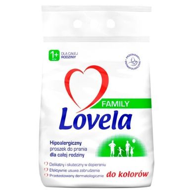 Lovela, Family, hipoalergiczny proszek do prania kolorów, 2.1kg