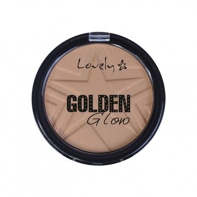 Lovely, Golden Glow Powder, lekki puder brązujący do twarzy 4, 15g