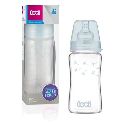 Lovi, Diamond Glass, butelka szklana, Botanic, 250 ml