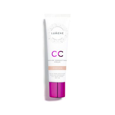Lumene, CC Color Correcting Cream SPF20, podkład do twarzy w kremie, 7w1 Medium, 30 ml