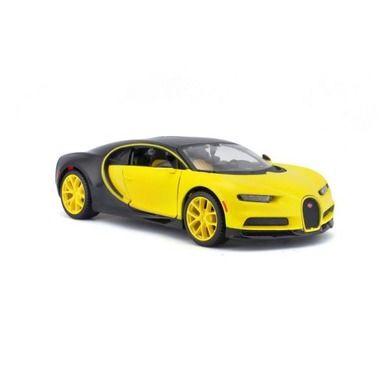 Maisto, Design Exotic, Bugatti Chiron, czarno-żółty, 1:24
