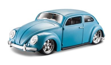 Maisto, Design Volkswagen Beetle, pojazd, niebieski, 1:24