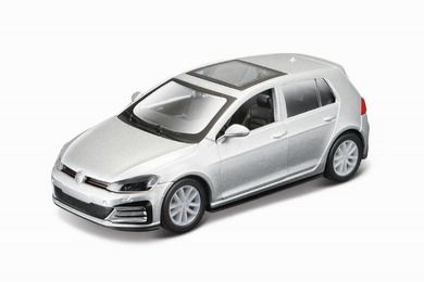 Maisto, Volkswagen Golf GTI 2017, model, srebrny