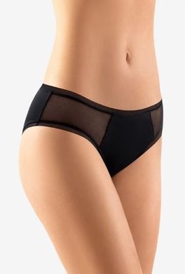 Majtki figi damskie, czarne, Bikini Vogue Comfort Sophie, Gatta
