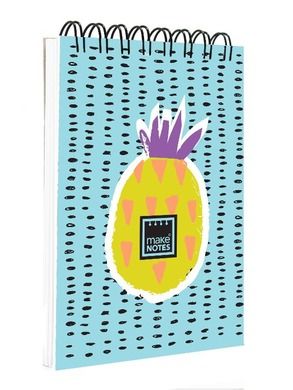 Make Notes, Sweet Pineapple, kołonotes, gładki, A7