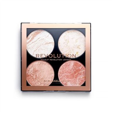 Makeup Revolution, Cheek Kit, zestaw pudrów do konturowania, Taker A Breather, 1 szt.