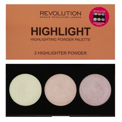 Makeup Revolution, Highlighter Palette, rozświetlacz Highlight, 15 g