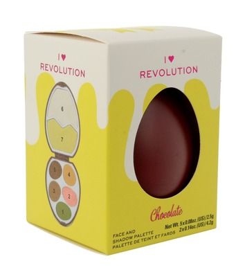 Makeup Revolution, I Heart Revolution, Easter Egg, zestaw do makijażu, cienie i rozświetlacze, Chocolate