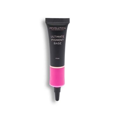 Makeup Revolution, Ultimate Pigment Base, baza pod cienie do powiek Pink, 15 ml