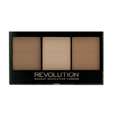 Makeup Revolution, Ultra Sculp & Contour, zestaw do korygowania twarzy, Kit Light-Medium C04, 11 g
