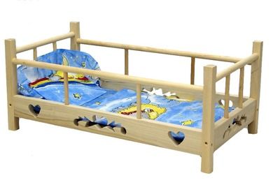 Malimas, łóżeczko drewniane