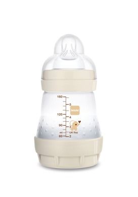 Mam, Easy Start, Anti-Collic, Better Together, butelka antykolkowa, beżowa, 160 ml