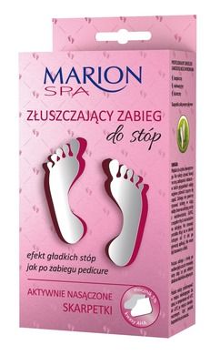 Marion Spa, złuszczający zabieg do stóp + skarpetki, 2-20 ml