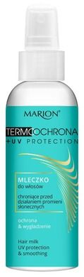 Marion, termoochrona, mleczko do włosów uv, ochrona & wygładzenie, 120 ml