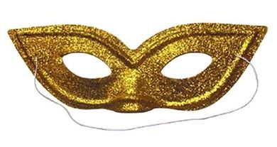 Maska, party, złota