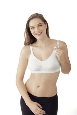 Medela, Bravado, biustonosz dla kobiet w ciąży i karmiących piersią, biały, rozmiar XL