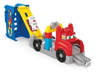 Mega Bloks, Ciężarówka "Buduj i ścigaj się!", klocki, 8 elementów