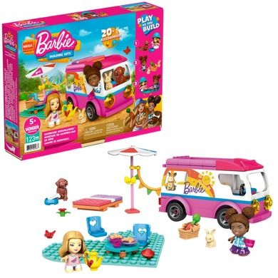 Mega Construx, Barbie, Wymarzony kamper, klocki, 123 elementy