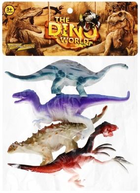 Mega Creative, Dinozaury, zestaw figurek, 14-18 cm, 4 szt.