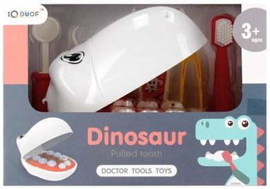 Mega Creative, zestaw lekarski dentysta, dino
