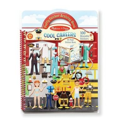 Melissa & Doug, książka z wielorazowymi naklejkami wypukłymi
