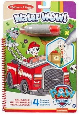 Melissa & Doug, Water Wow! Psi Patrol, Marshall, wodna kolorowanka z zadaniami
