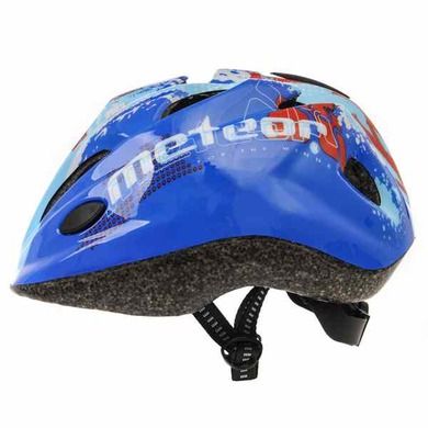 Meteor, HB6-5, kask rowerowy, map blue, rozmiar M, 52-55 cm
