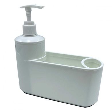 Metlex, dozownik płynu do mycia naczyń z pojemnikiem, biały, MX-0960WH