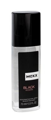 Mexx, Black Woman, dezodorant naturalny, spray, 75 ml