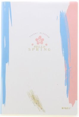 M&G, notatnik w linie, Cherry Blossom, ivory, A5, klejony, 40 kartek