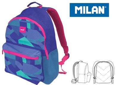 Milan, Knit, plecak, duży, 21 l., fioletowy