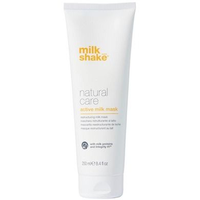 Milk Shake, Natural Care Active Milk Mask, mleczna maska restrukturyzująca do włosów suchych i zniszczonych, 250 ml
