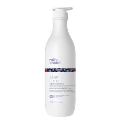 Milk Shake, Silver Shine Light Shampoo, szampon redukujący żółte refleksy do włosów siwych i rozjaśnianych, 1000 ml
