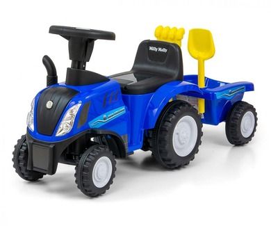 Milly Mally, New Holland T7 Traktor, jeździk pojazd, niebieski