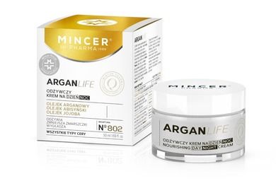 Mincer Pharma, ArganLife nr 802, odżywczy krem na dzień i na noc, 50 ml