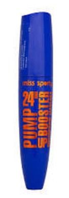 Miss Sporty, Pump Up Booster Waterproof, wodoodporny tusz do rzęs, 001 Black, 12 ml