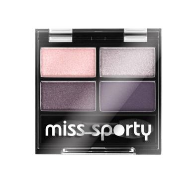 Miss Sporty, Studio Colour Quattro Eye Shadow, poczwórne cienie do powiek, 402 Smoky Green Eyes, 5g