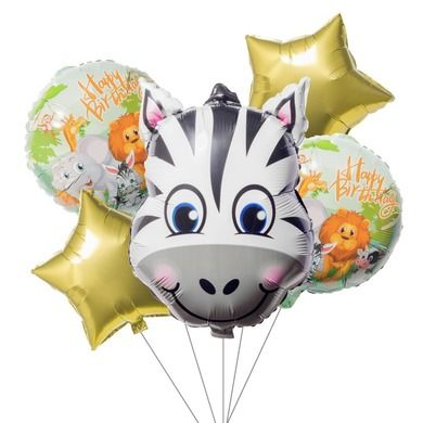 MK Trade, zestaw balonów, zebra