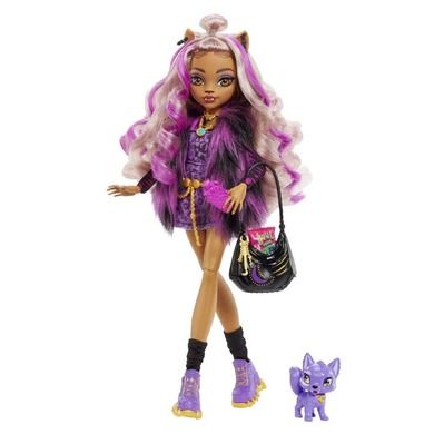 Monster High, Clawdeen Wolf, lalka podstawowa z akcesoriami