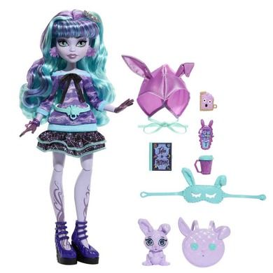 Monster High, Piżama Party, Twyla, lalka z akcesoriami