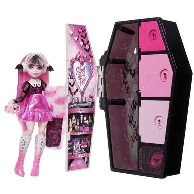 Monster High, Straszysekrety, Draculaura - seria błyszcząca, lalka z akcesoriami