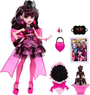 Monster High, Upiorny bal, Draculaura, lalka z akcesoriami