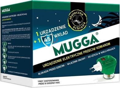 Mugga, Elektro, urządzenie elektryczne przeciw komarom + wkład, 35 ml