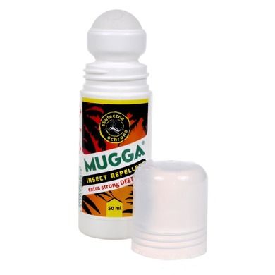 Mugga, Extra Strong, mleczko w kulce, 50% DEET, 50 ml