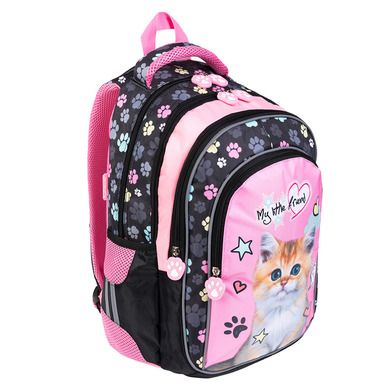 My Little Friend, Różowy kot, plecak szkolny