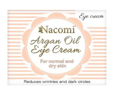 Nacomi, Argan Oil, arganowy krem pod oczy, 15 ml