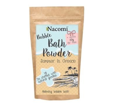 Nacomi, Bubble Bath Powder, puder do kąpieli, Summer In Greece, 150g