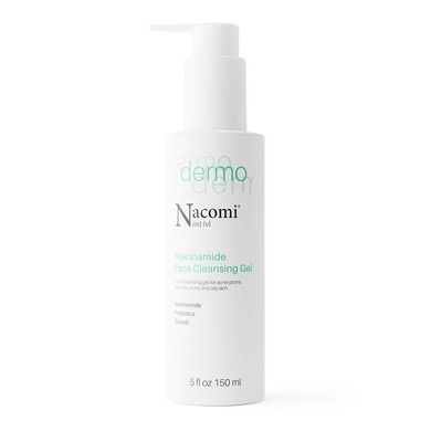 Nacomi, Next Level Dermo, oczyszczający żel do mycia twarzy, 150 ml