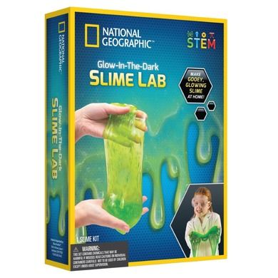 National Geographic, Laboratorium Slime, zestaw ze świecącą w ciemności masą slime